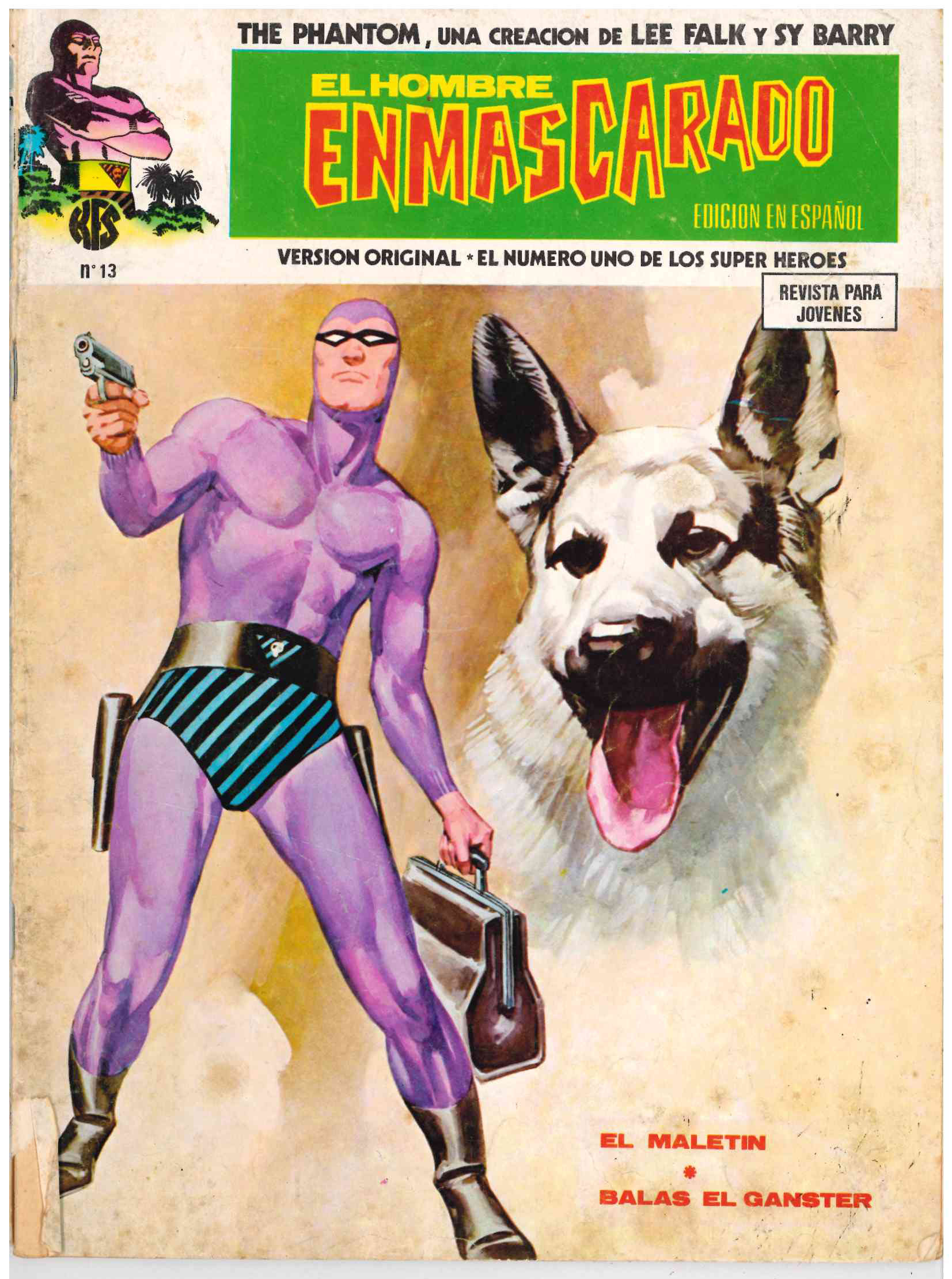 El Hombre Enmascarado. Vértice 1973. Nº 13