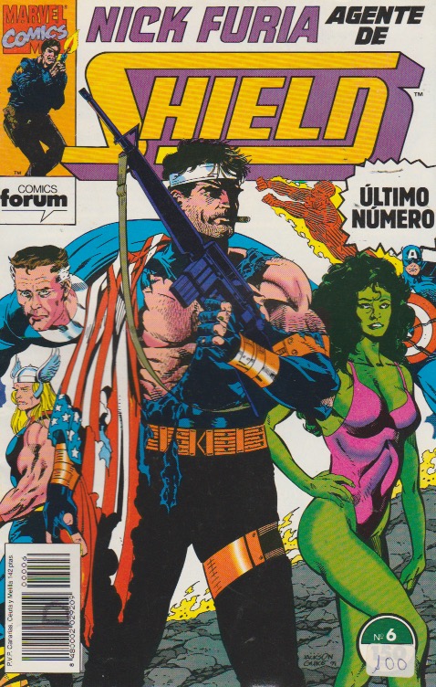 Nick Furia Agente de Shield. Forum 1990. Nº 6
