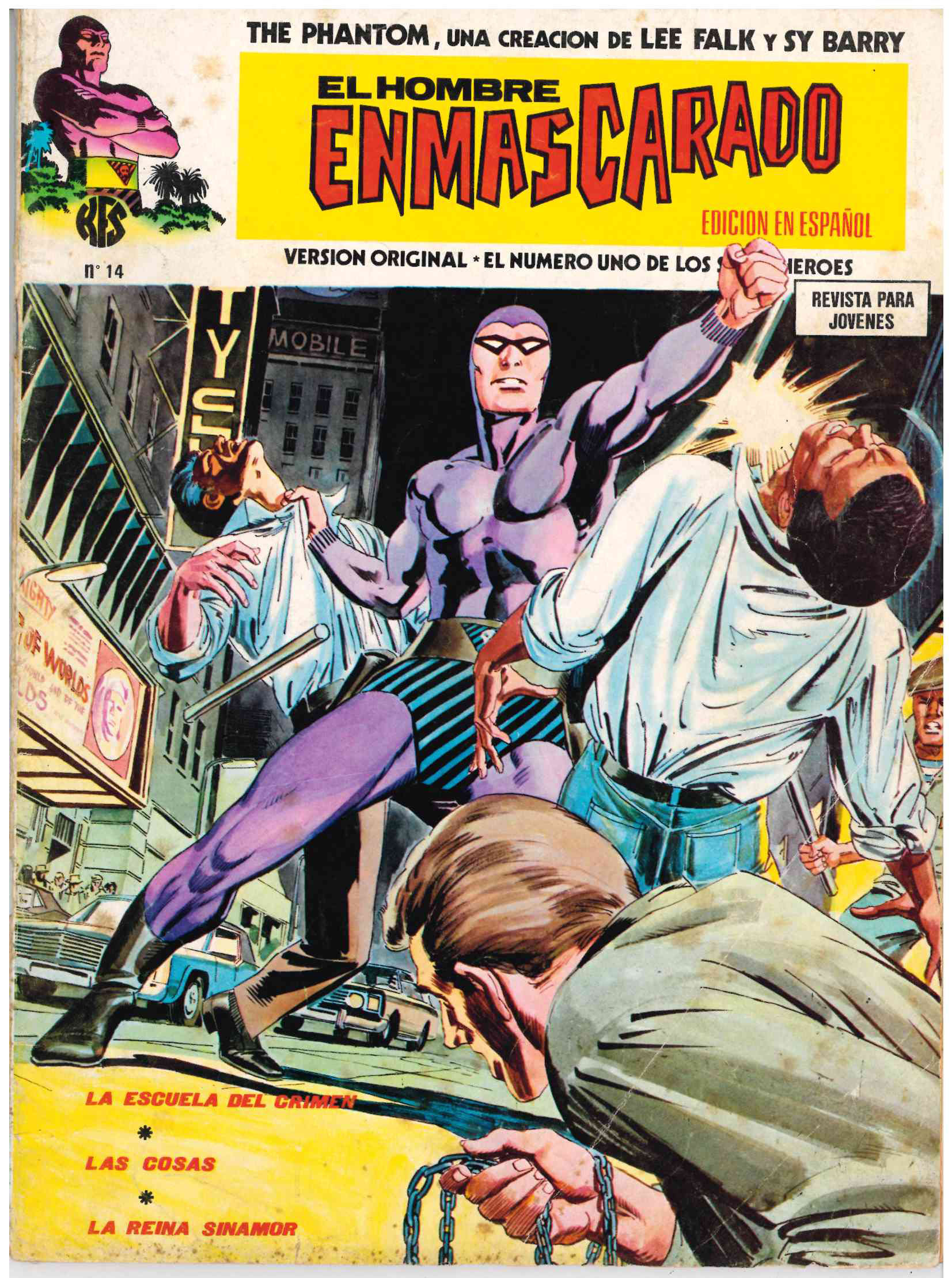 El Hombre Enmascarado. Vértice 1973. Nº 14