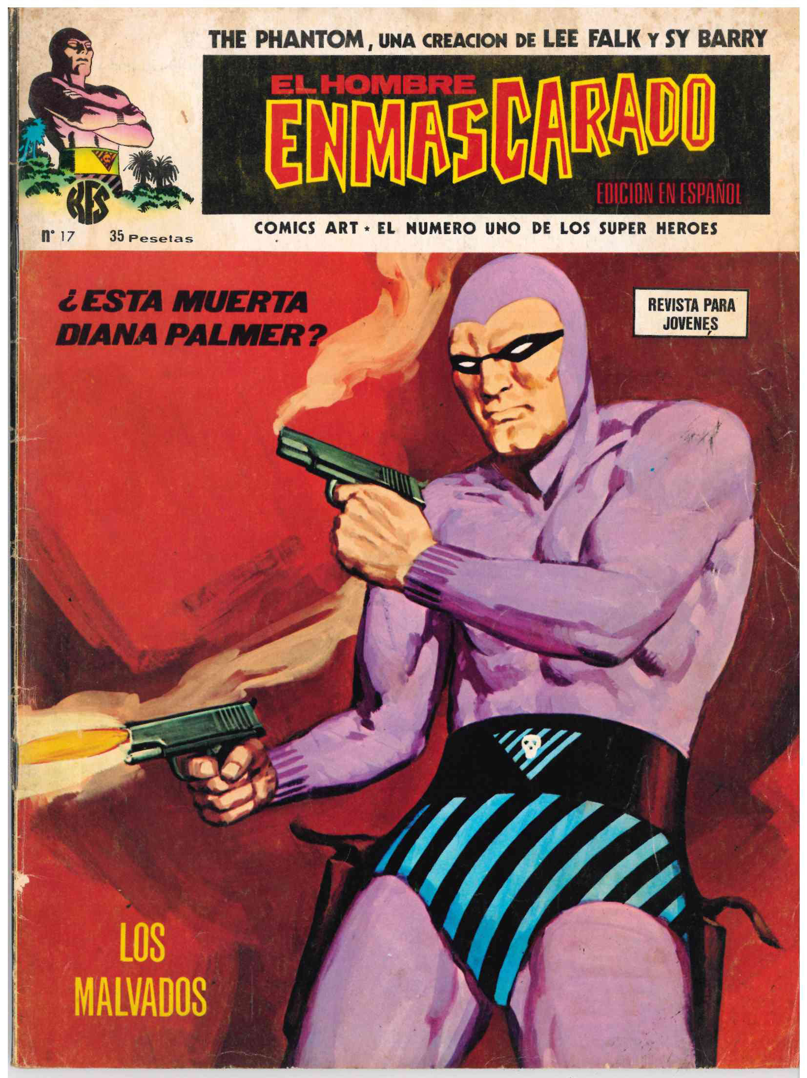 El Hombre Enmascarado. Vértice 1973. Nº 17