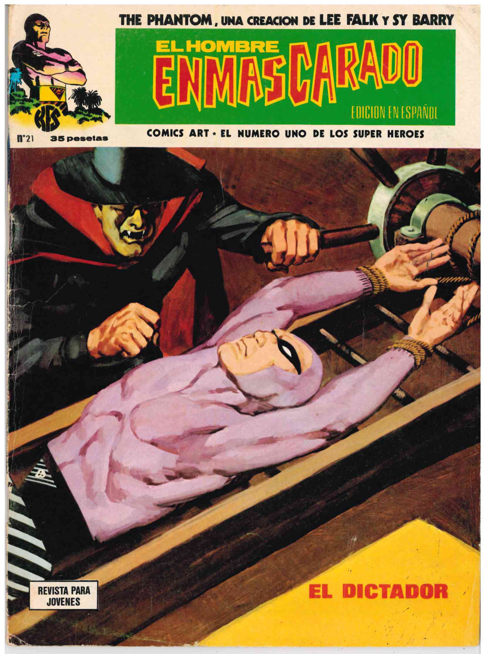 El Hombre Enmascarado. Vértice 1973. Nº 21