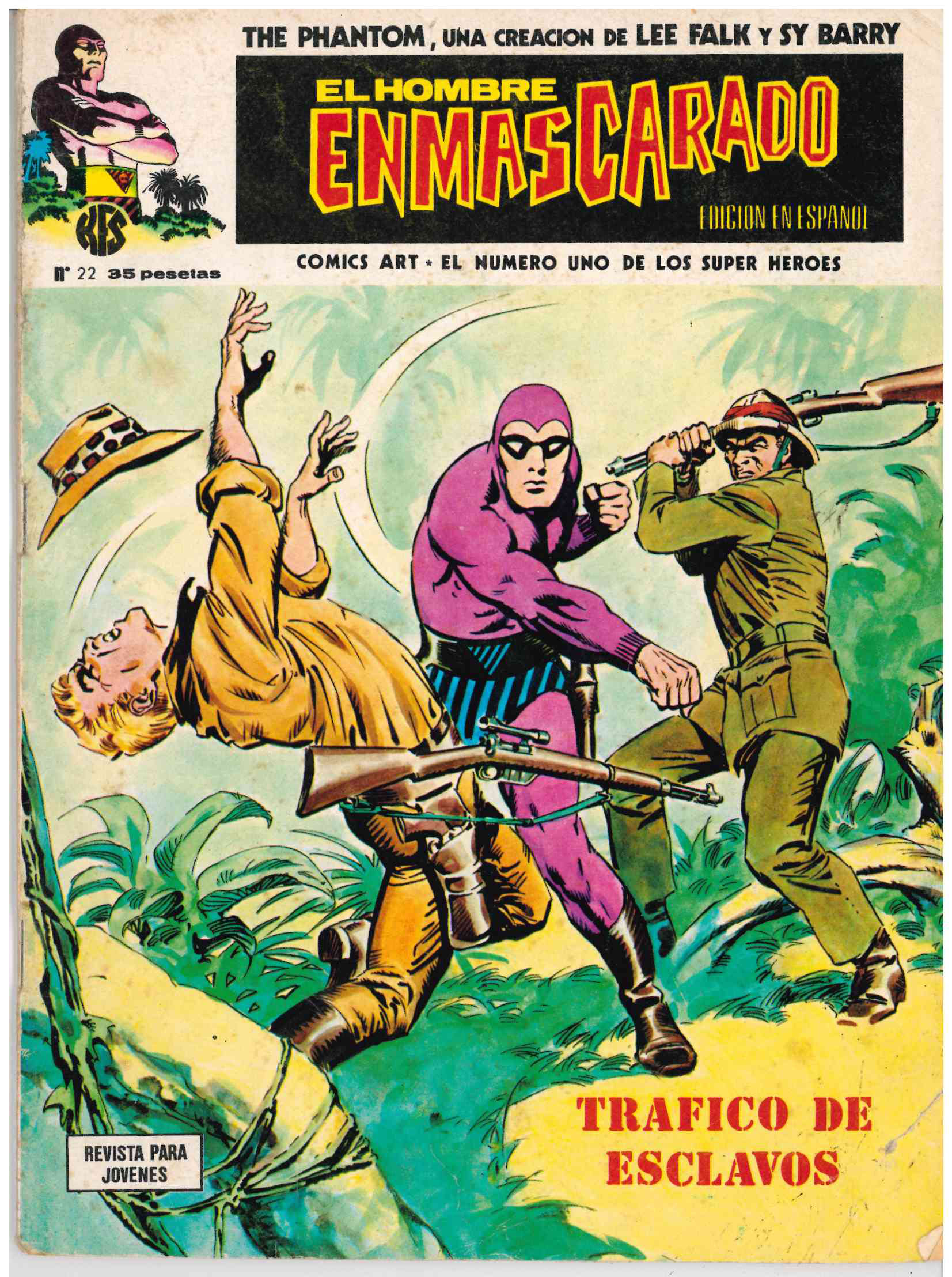 El Hombre Enmascarado. Vértice 1973. Nº 22
