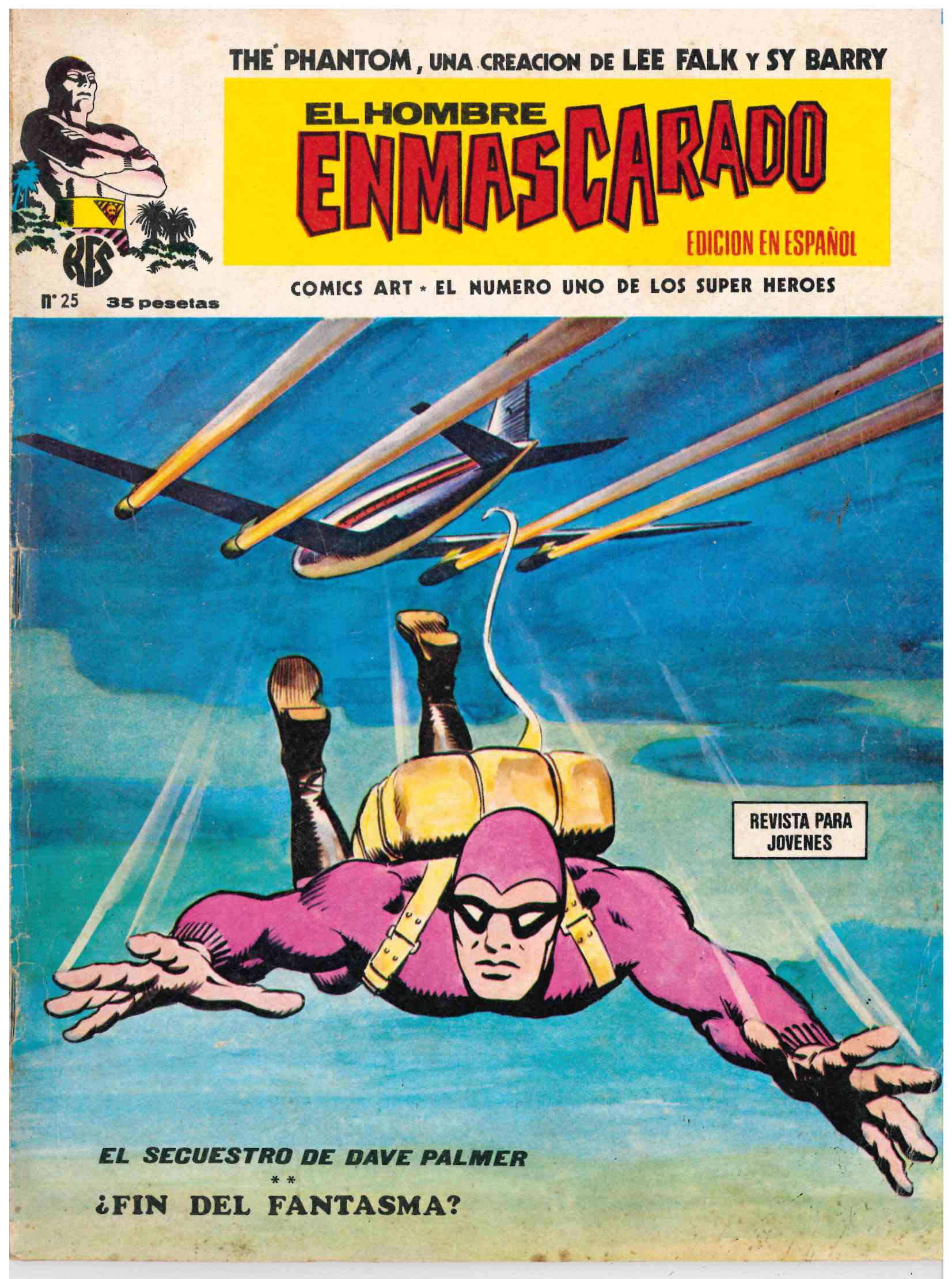 El Hombre Enmascarado. Vértice 1973. Nº 25