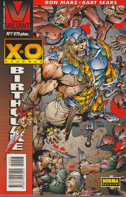 X-O Manowar. Norma 1995. Nº 7