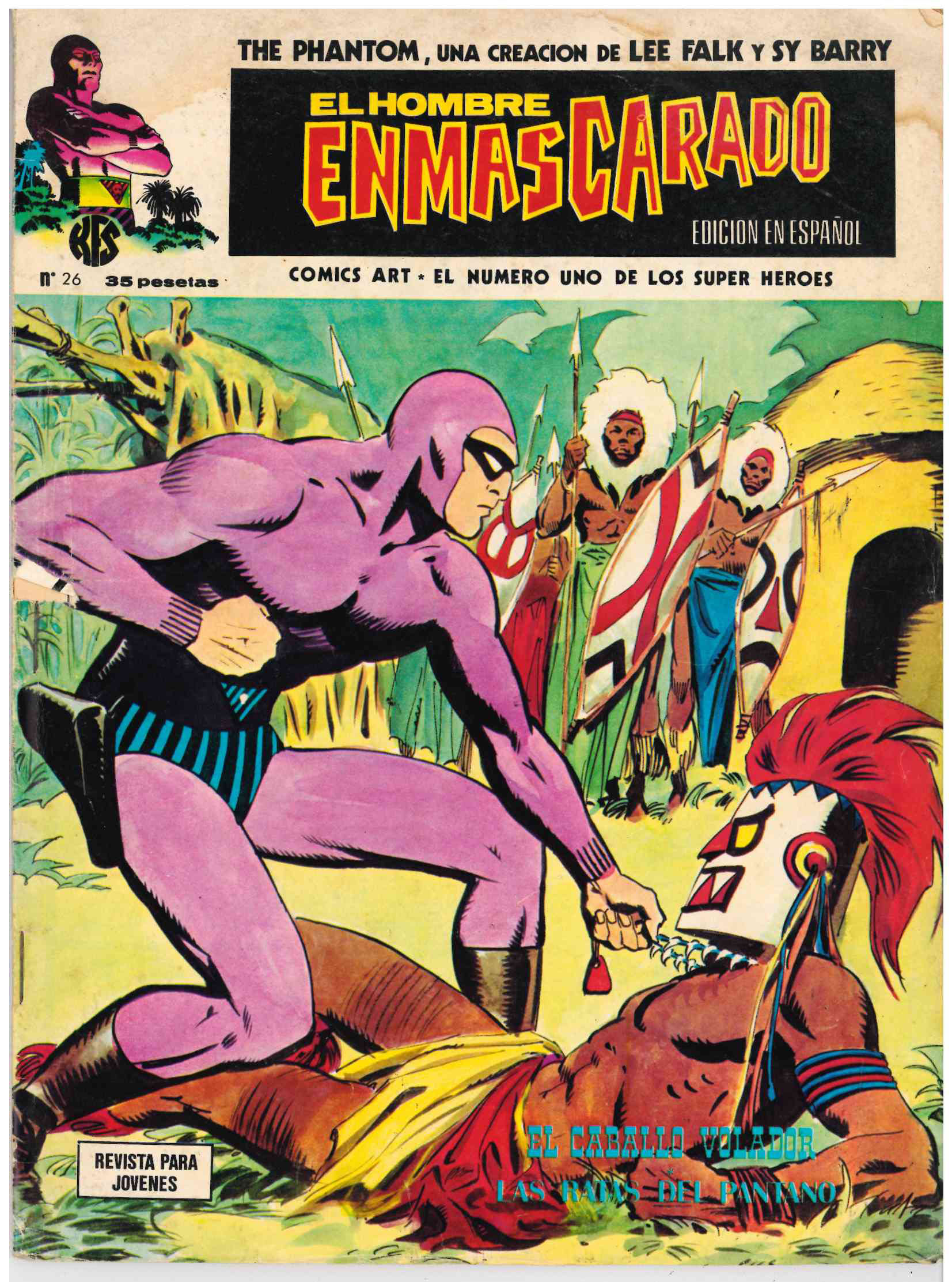 El Hombre Enmascarado. Vértice 1973. Nº 26
