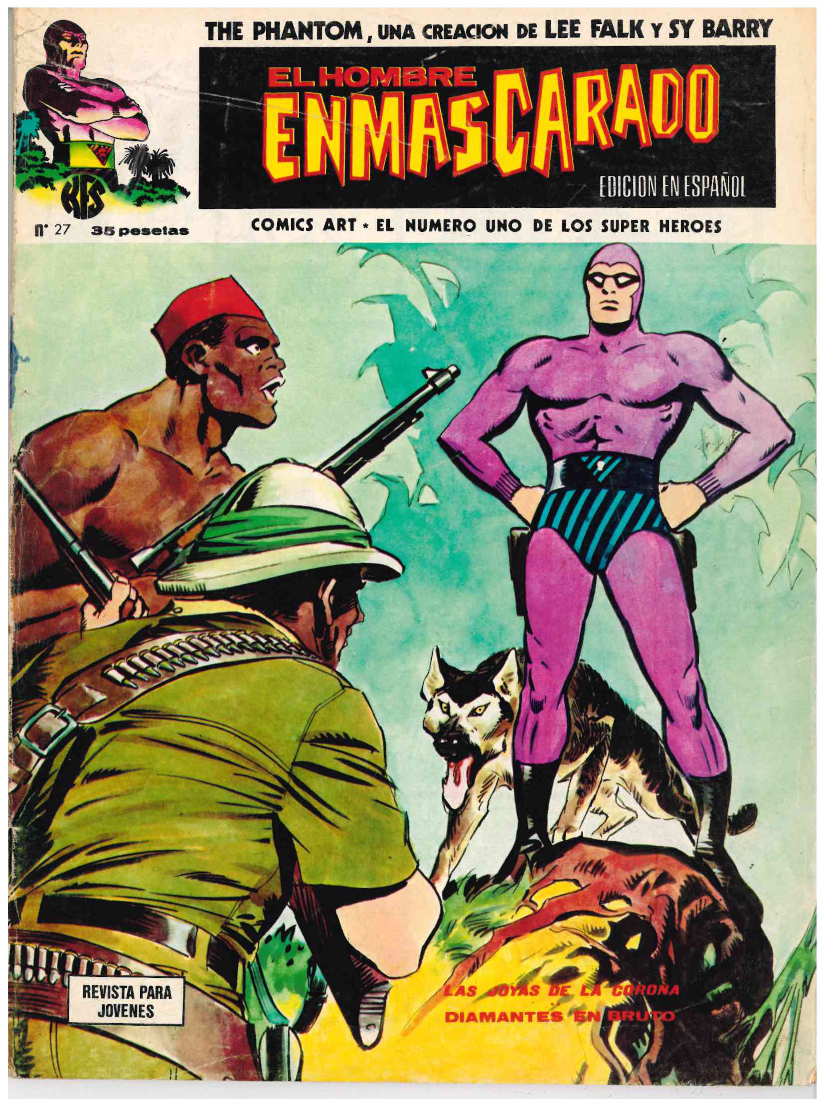 El Hombre Enmascarado. Vértice 1973. Nº 27