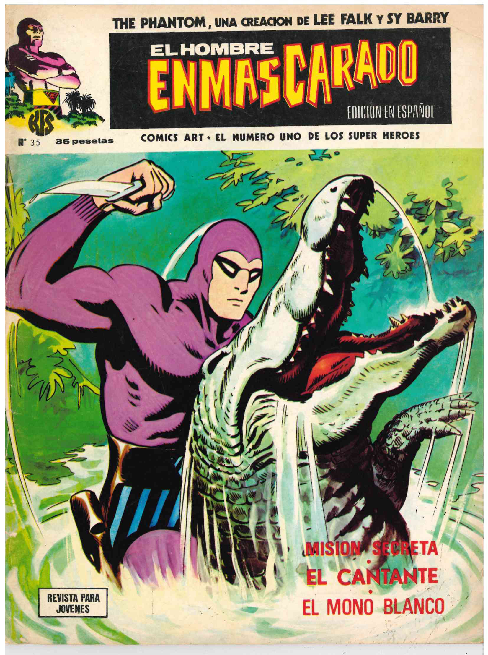 El Hombre Enmascarado. Vértice 1973. Nº 35