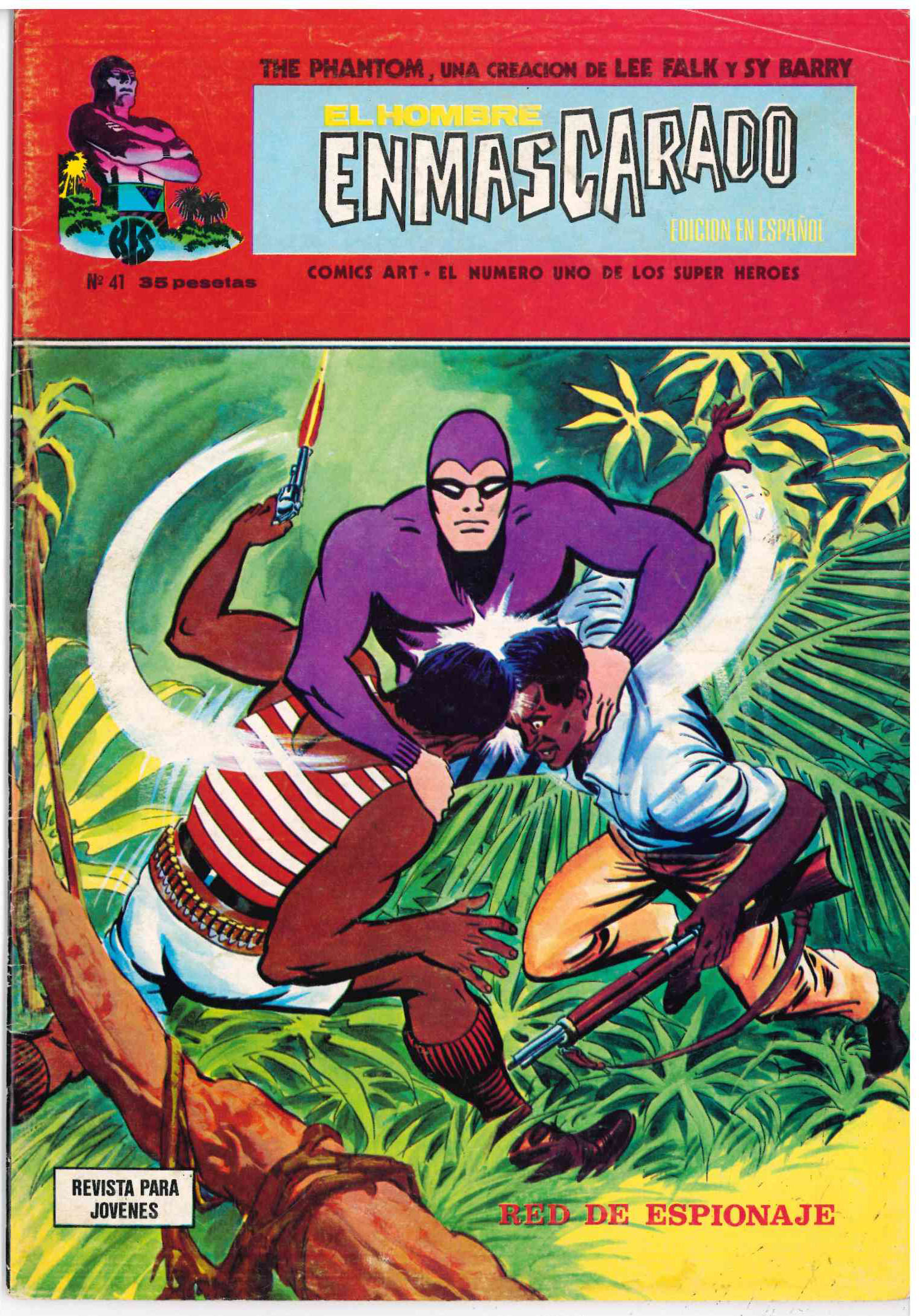 El Hombre Enmascarado. Vértice 1973. Nº 41