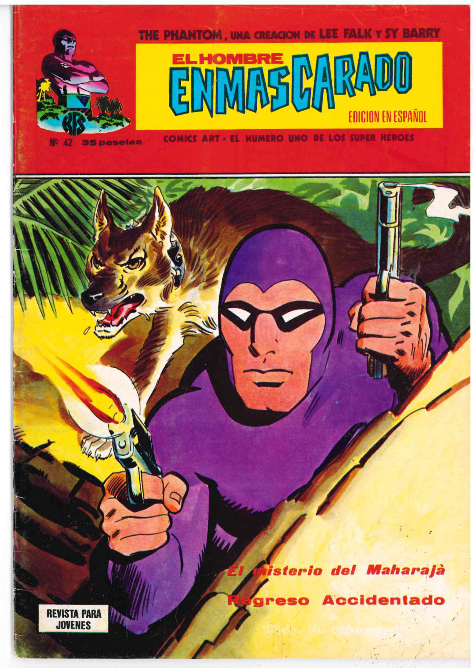 El Hombre Enmascarado. Vértice 1973. Nº 42