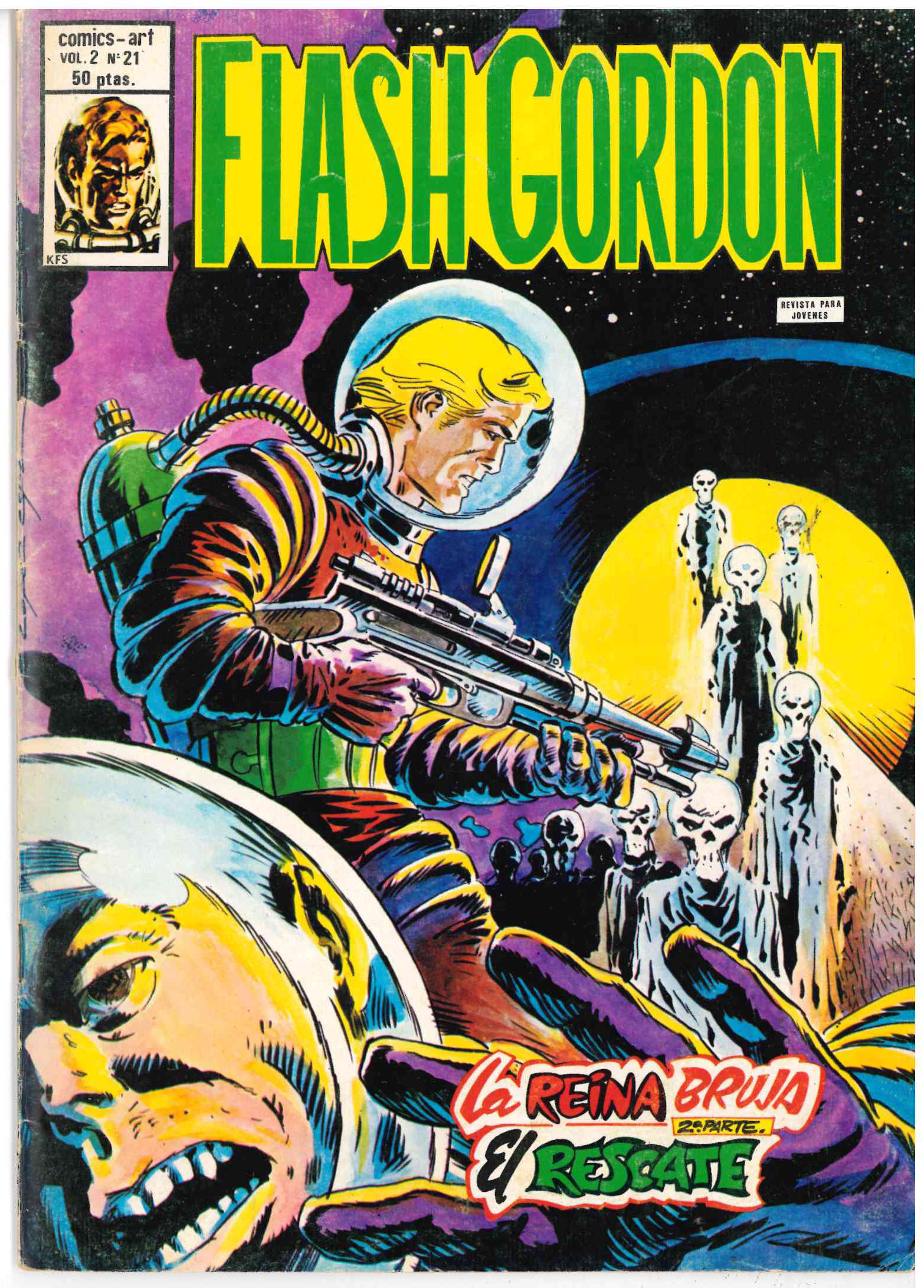 Flash Gordon v2. Vértice 1980. Nº 21