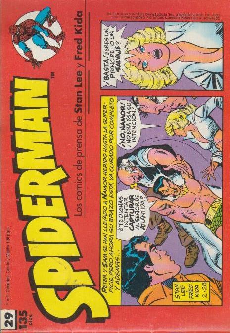 Spiderman (Las tiras de prensa). Planeta DeAgostini 1989. Nº 29
