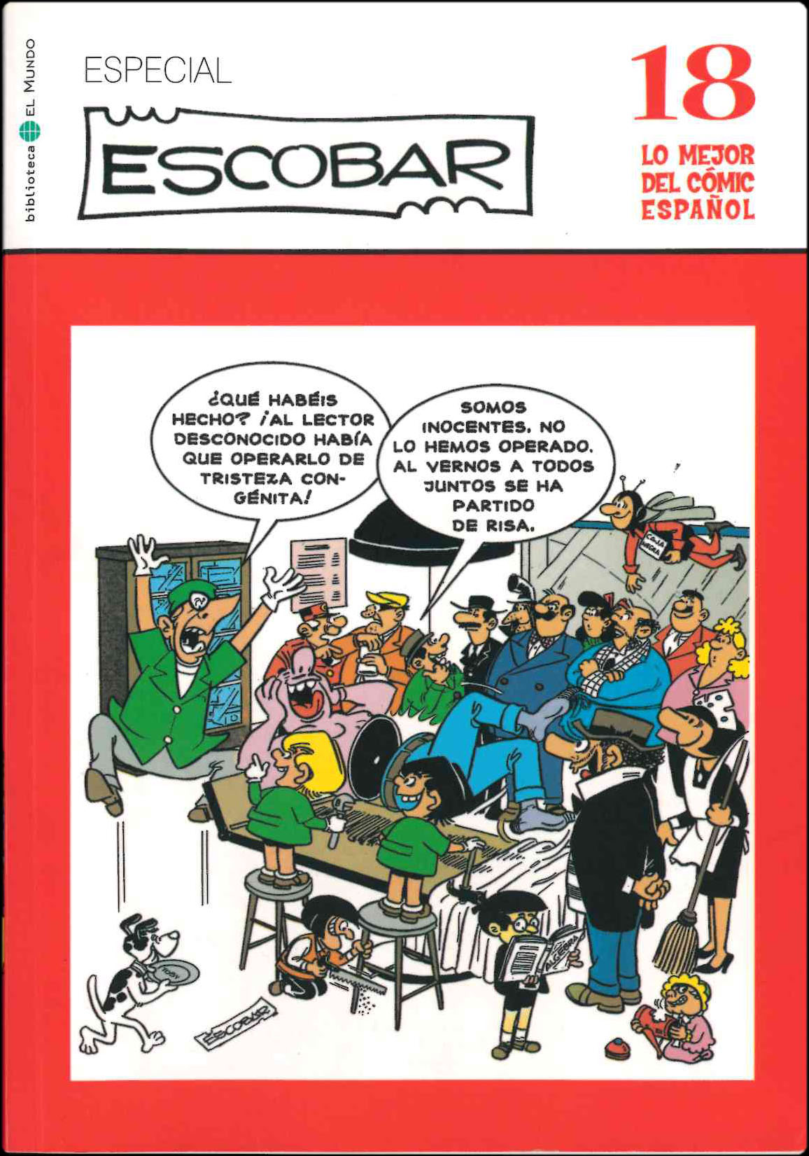 Lo mejor del Cómic Español. Grupo Zeta: El Mundo / Ediciones B 2006. Nº 18. Especial Escobar