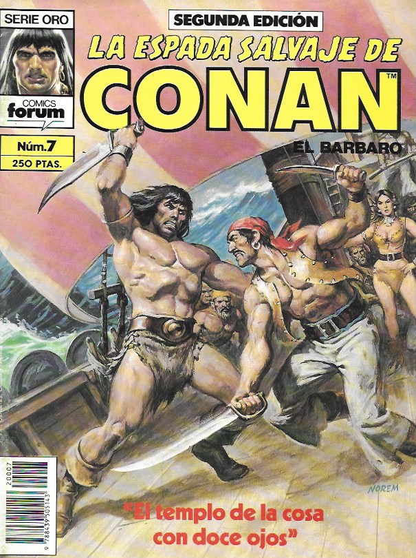 La Espada Salvaje de Conan. Forum 1989 (2ª Edición). Nº 7