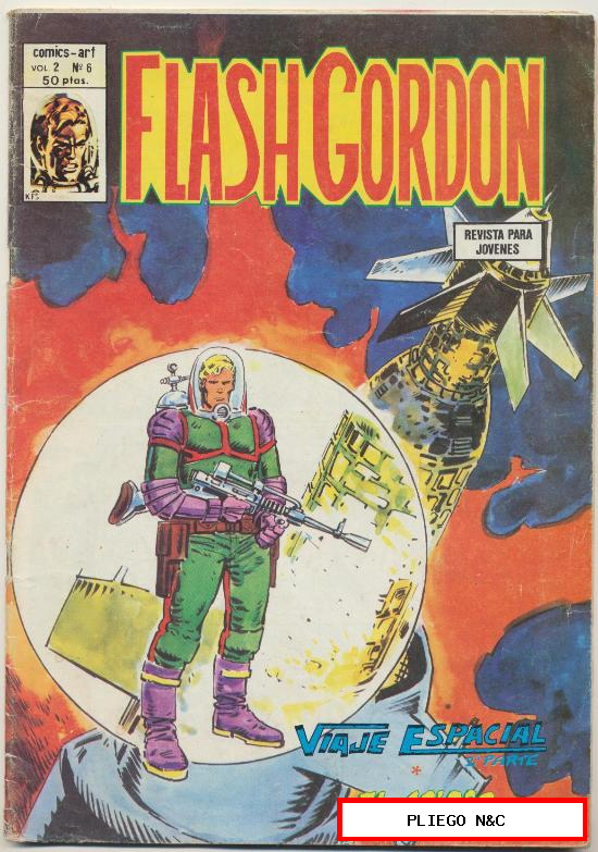 Flash Gordon v2. Vértice 1980. Nº 6