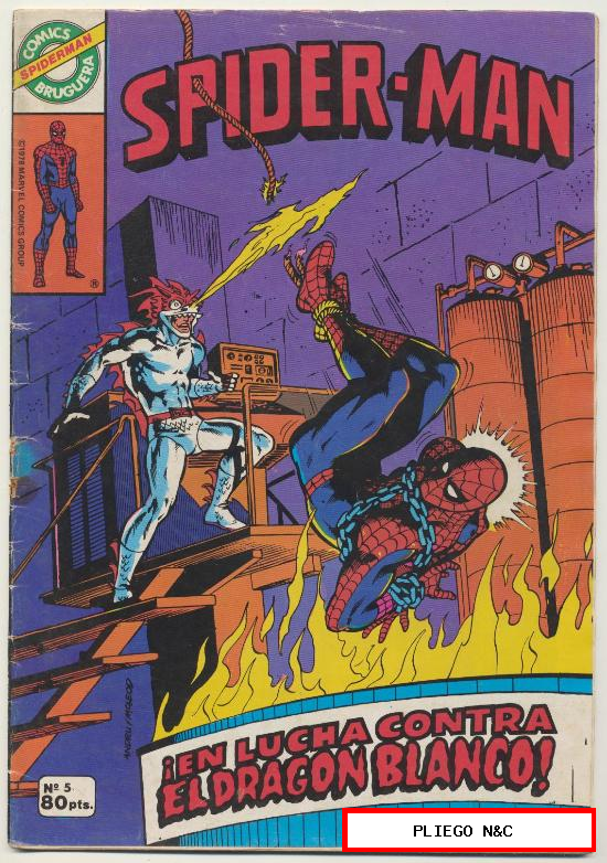 Spiderman. Bruguera 1980. Nº 5