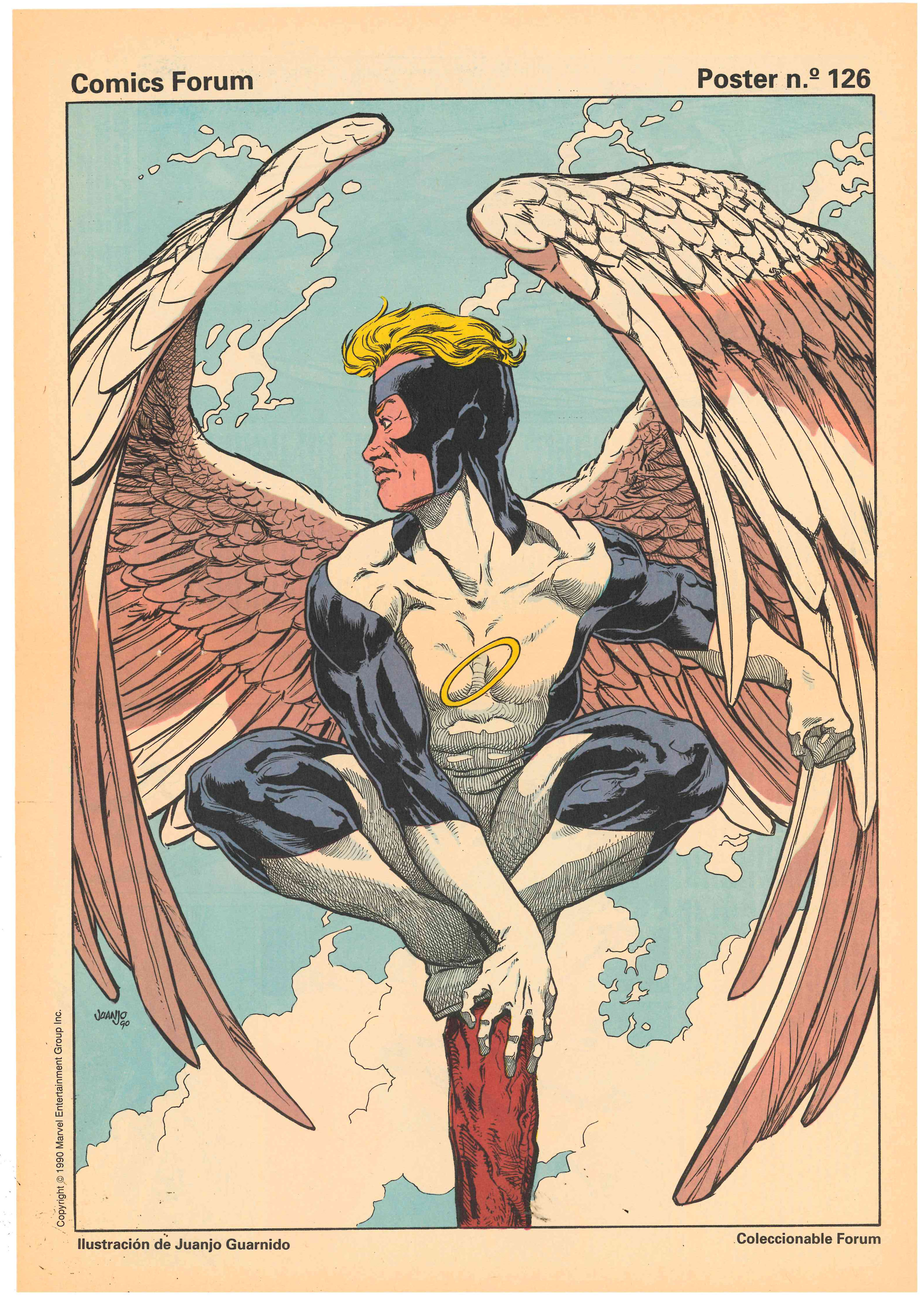 Póster nº 126. Coleccionable Forum. Ilustración de Juanjo Guarnido (El Ángel)
