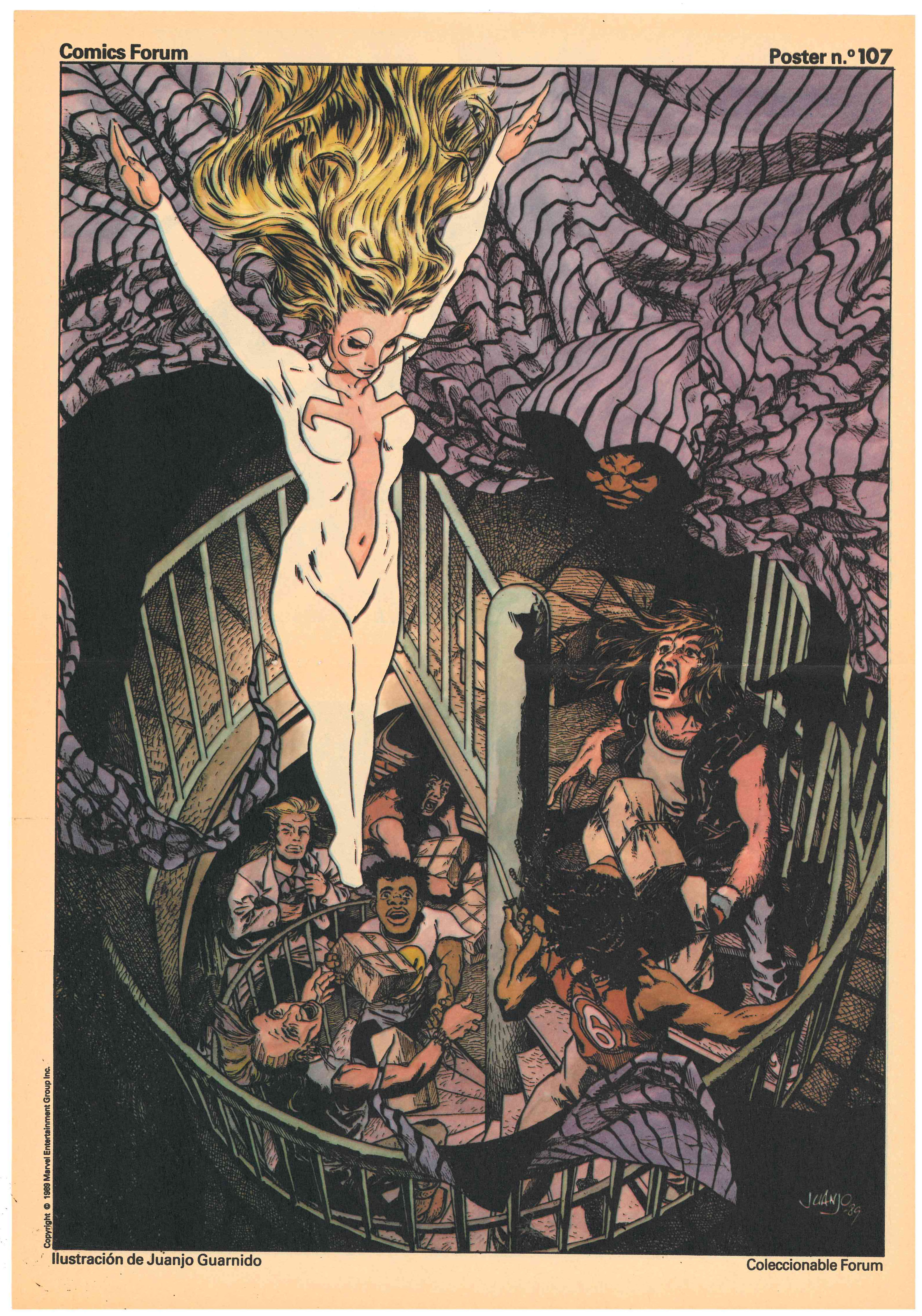 Póster nº 107. Coleccionable Forum. Ilustración de Juanjo Guarnido