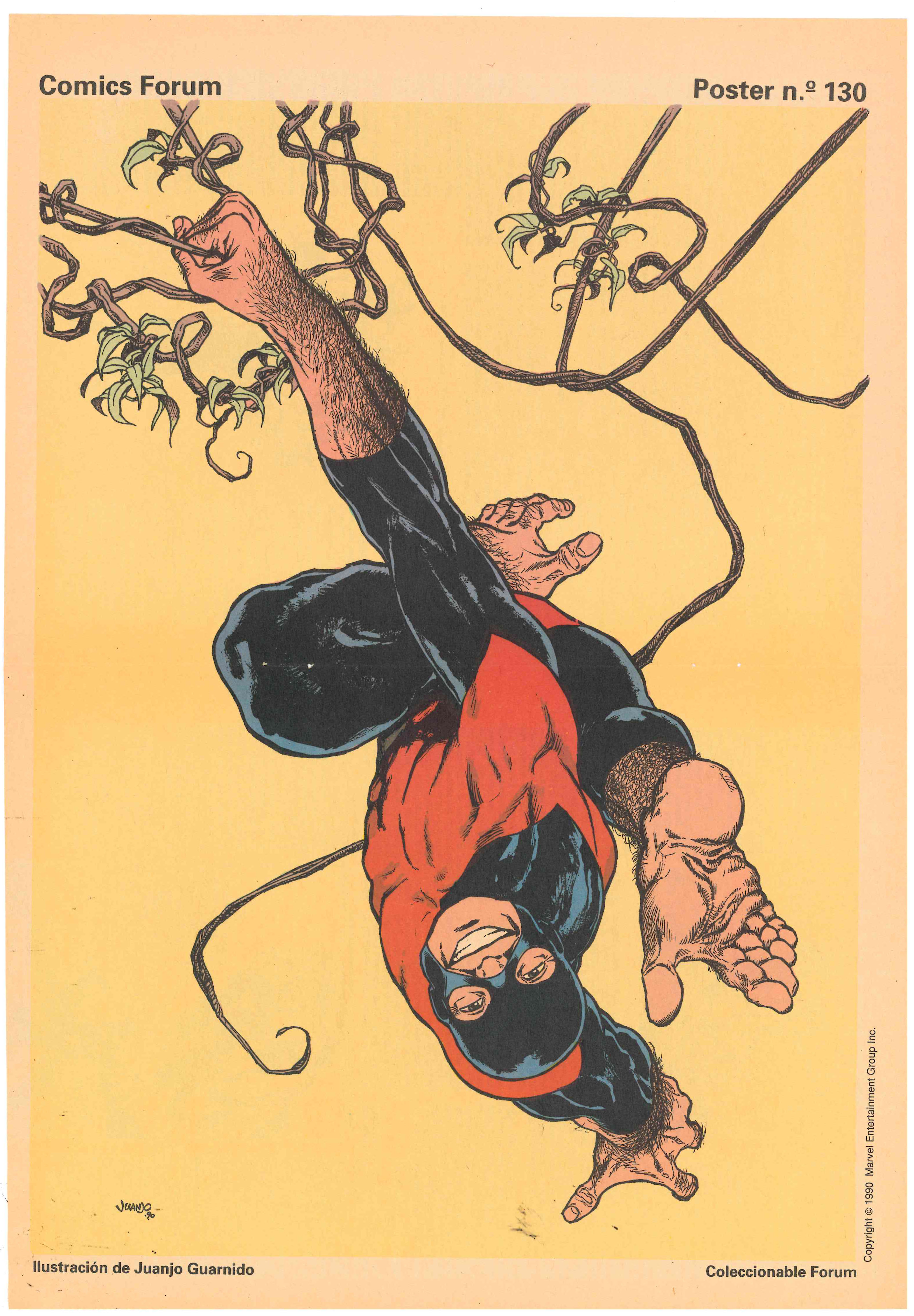 Póster nº 130. Coleccionable Forum. Ilustración de Juanjo Guarnido