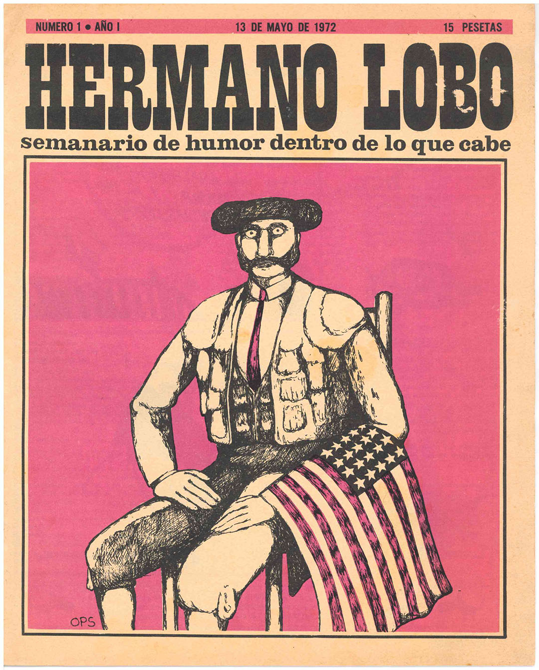 Hermano Lobo nº 1. Alo I. Semanario de Humor dentro de lo que cabe. 13 de mayo de 1972