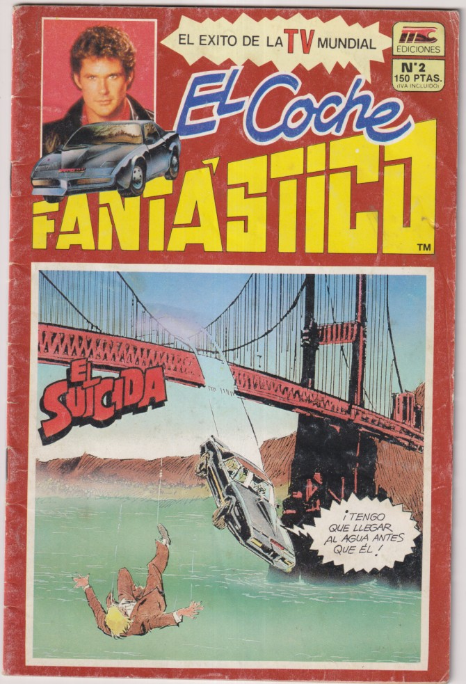 El coche fantástico nº 2. Éxito de la TV mundial. MC Ediciones