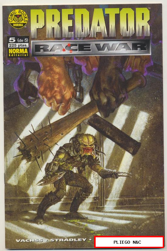 Predator. Race War. Norma 1995. Nº 5