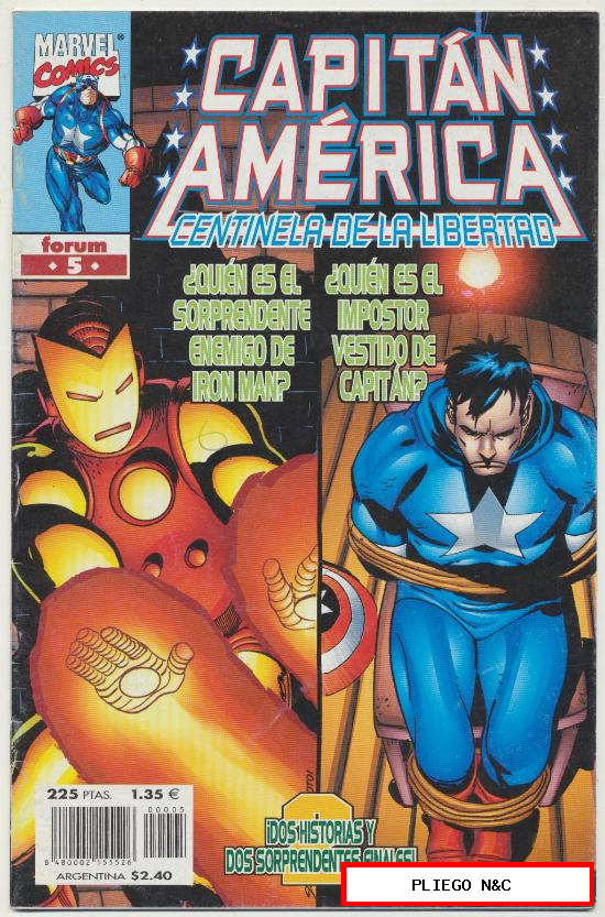 Capitán América: Centinela de la Libertad. Forum 1999. Nº 5