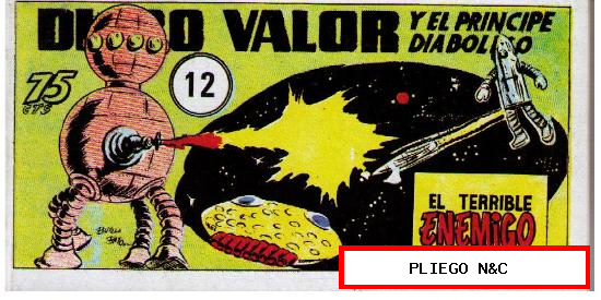 Diego Valor Tomo 12. Incluye 6 ejemplares del 67 al 72