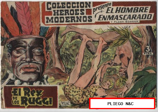 El Hombre Enmascarado nº 57. Serie El Hombre Enmascarado y Flash Gordon. Dolar 1958
