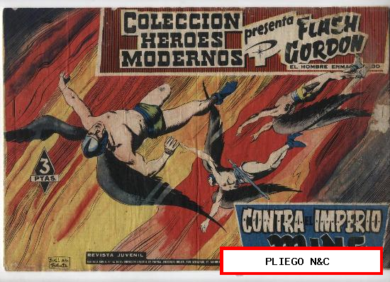 Flash Gordon nº 07. Serie Flash Gordon y el Hombre Enmascarado. Dolar 1958