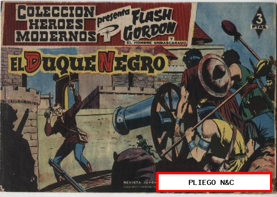Flash Gordon nº 46. Serie Flash Gordon y el Hombre Enmascarado. Dolar 1958