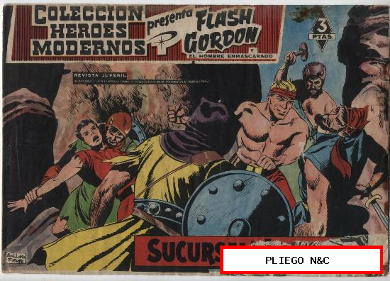 Flash Gordon nº 45. Serie Flash Gordon y el Hombre Enmascarado. Dolar 1958