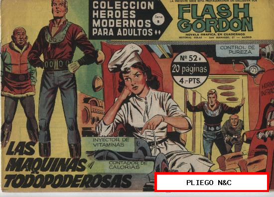 Flash Gordon. Serie B. nº 52. Dolar