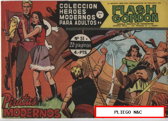 Flash Gordon. Serie B. nº 51. Dolar