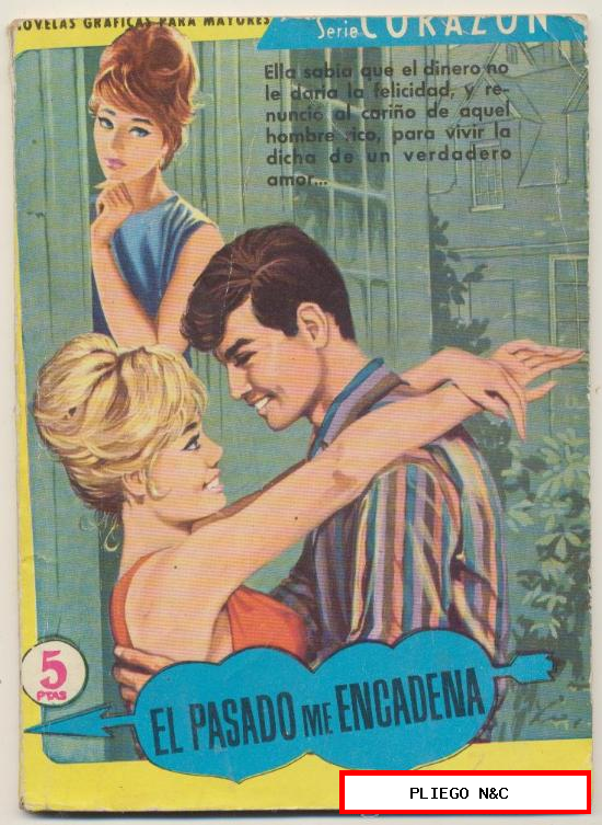 Colección Damita. Serie Corazón nº 163. Ferma 1958. (64 páginas)