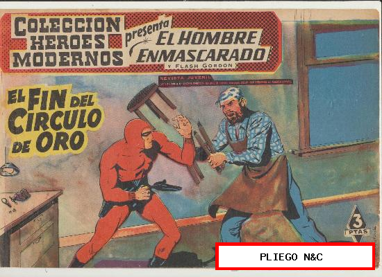 El Hombre Enmascarado nº 024. Serie el Hombre Enmascarado y Flash Gordon. Dolar 1958