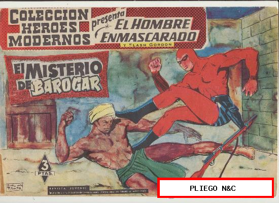 El Hombre Enmascarado nº 014. Serie el Hombre Enmascarado y Flash Gordon. Dolar 1958