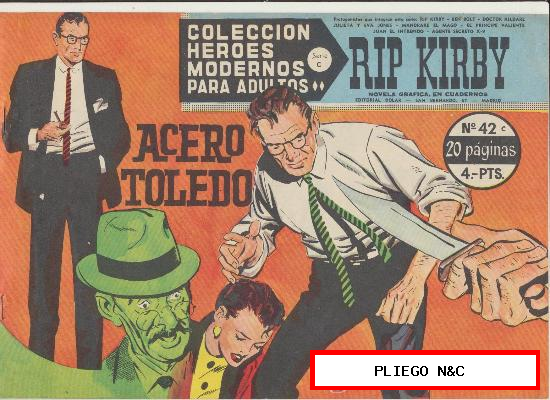 Héroes Modernos Serie C nº 42. Rip Kirby