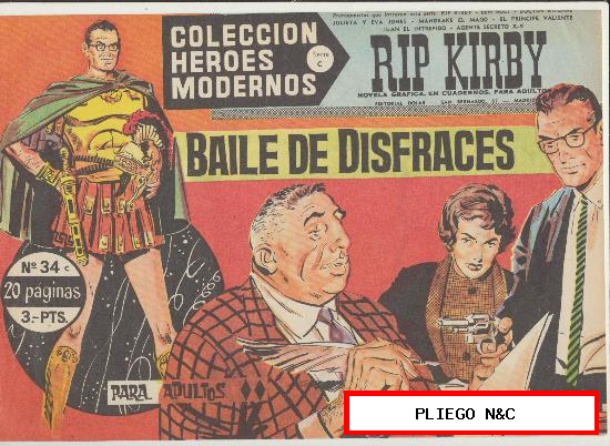 Héroes Modernos Serie C nº 34. Rip Kirby