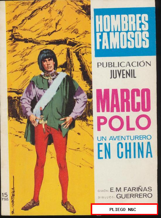 HOMBRES FAMOSOS. TORAY 1968. Nº 7