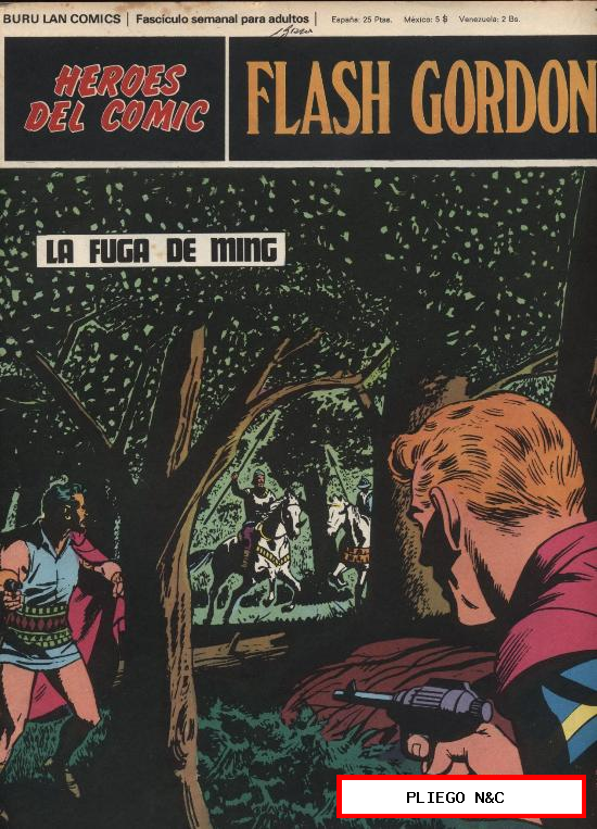Flash Gordon. Héroes del Comic. Buru Lan nº 77