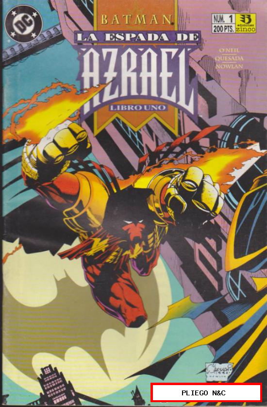 Batman. La Espada de Azrael. Zinco 1992. Nº 1