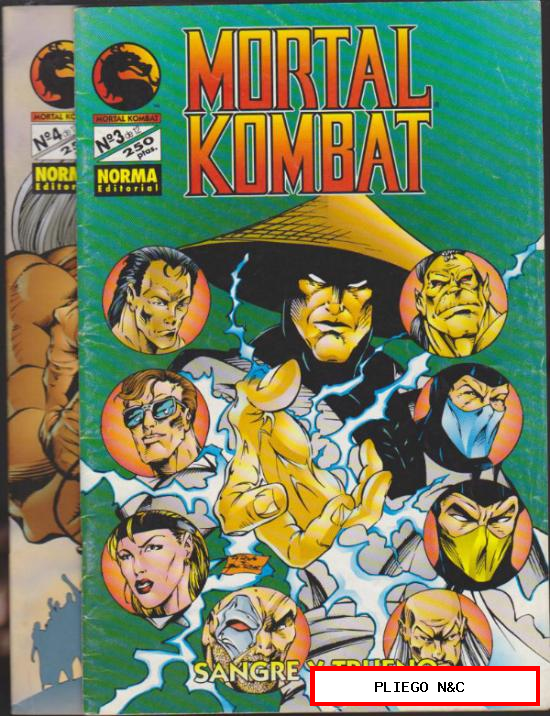 Mortal Kombat. Sangre y Trueno. Norma 1995. Nº 3