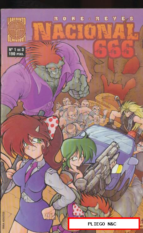 Nacional 666. Laberinto 1999. Nº 1
