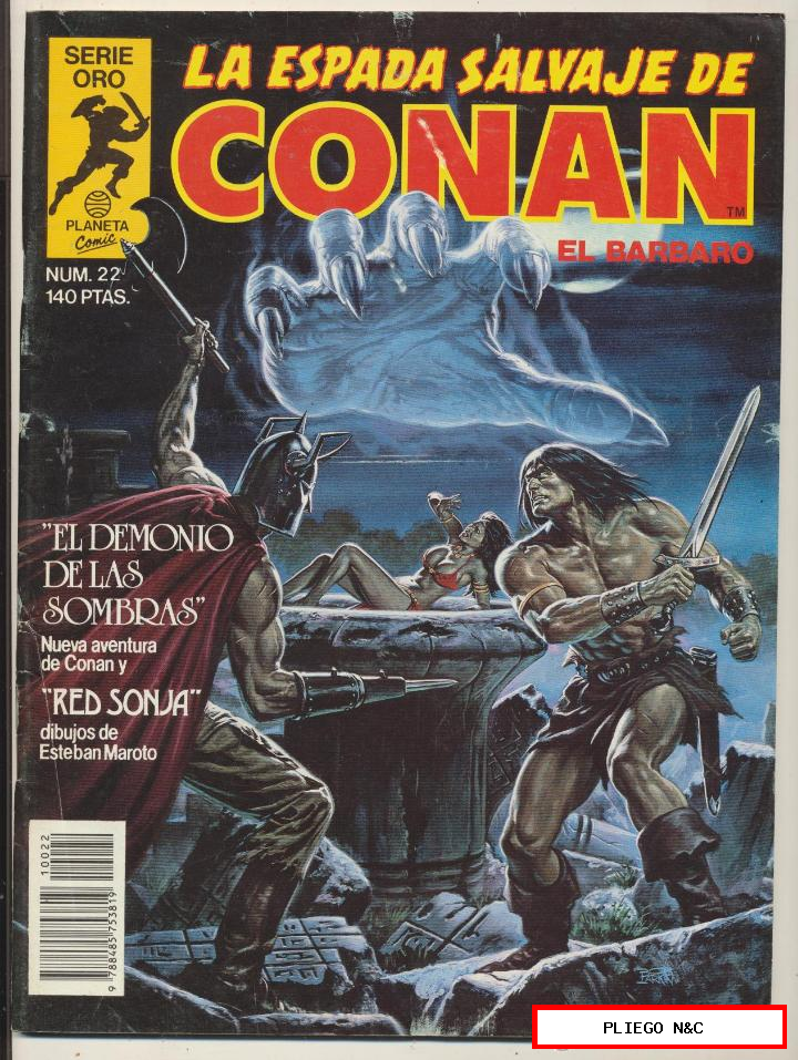 La Espada Salvaje de Conan. Forum 1982. Nº 22