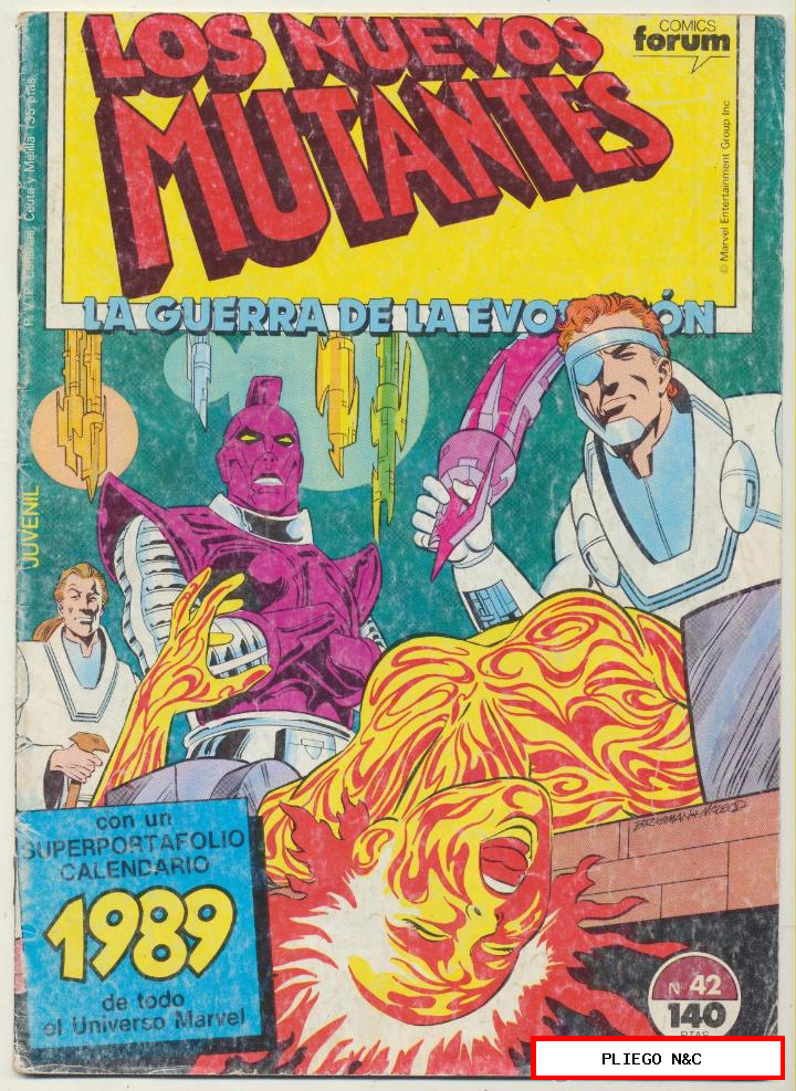 Los Nuevos Mutantes. Forum 1986. Nº 42