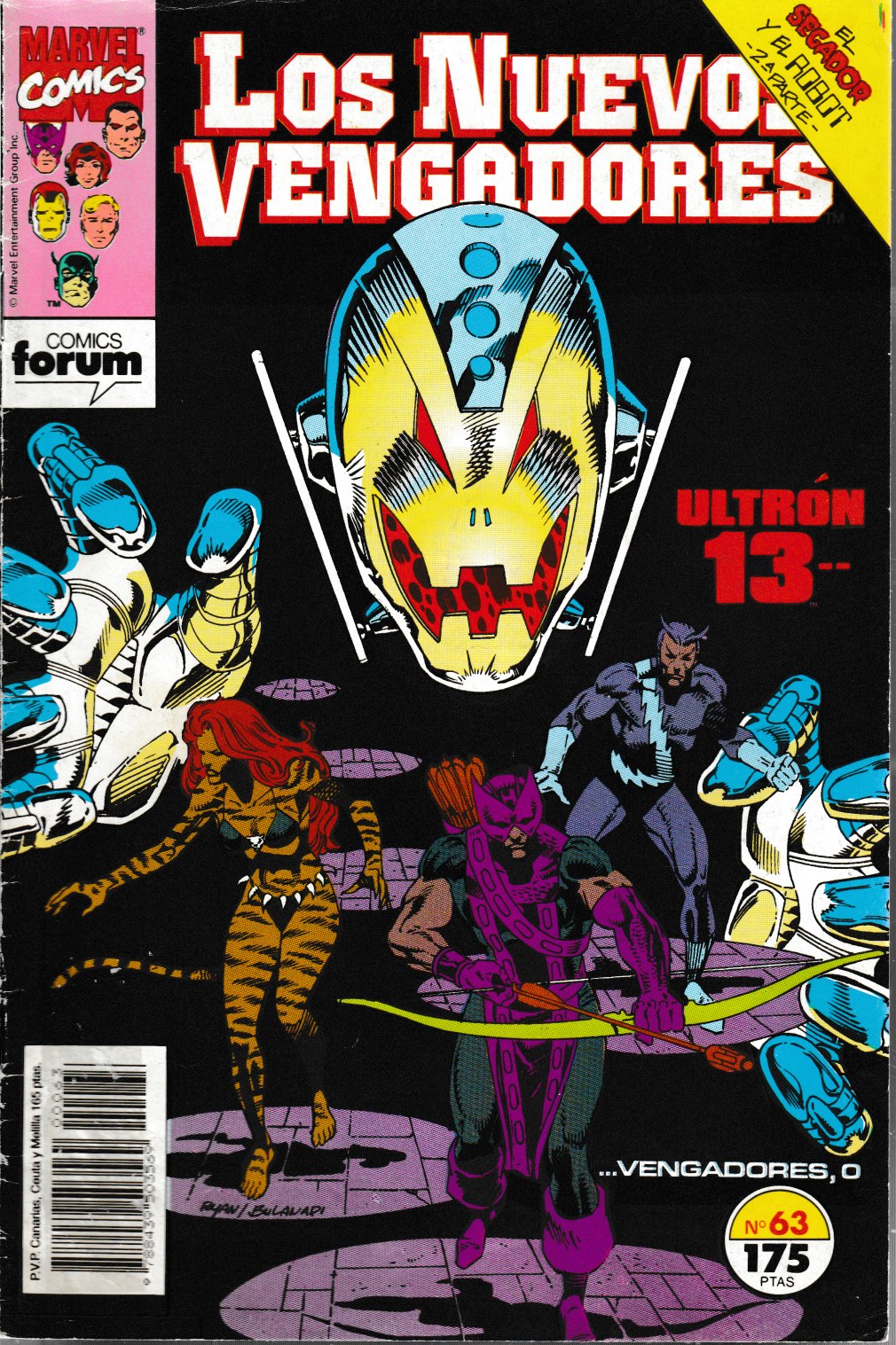 Los Nuevos Vengadores. Forum 1987. Nº 63