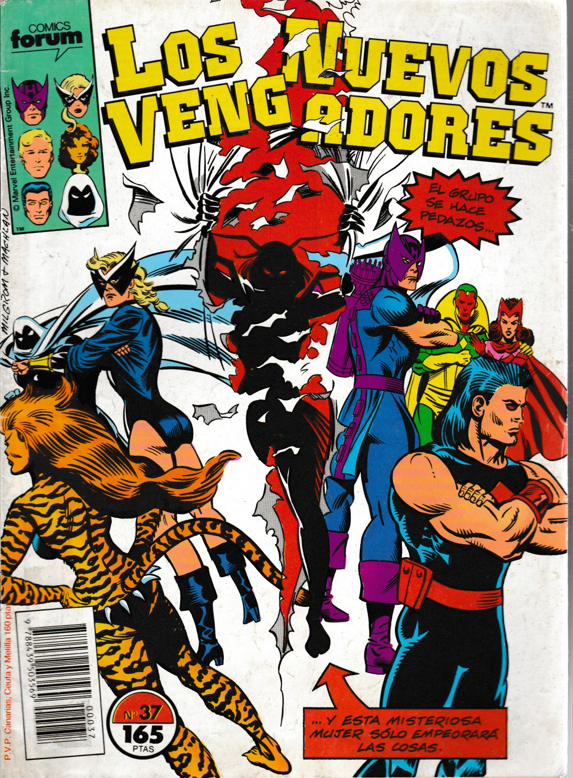 Los Nuevos Vengadores. Forum 1987. Nº 37