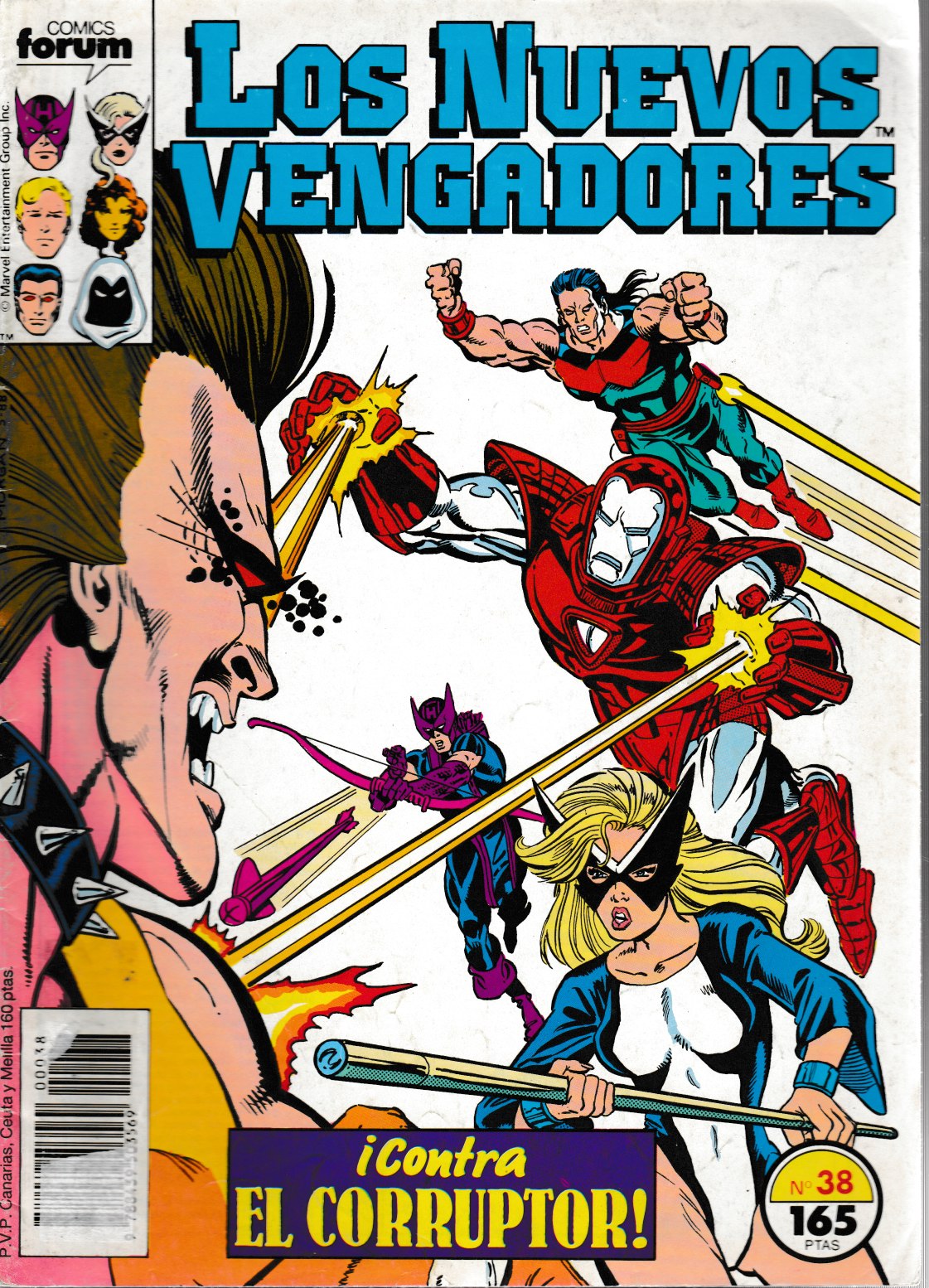 Los Nuevos Vengadores. Forum 1987. Nº 38