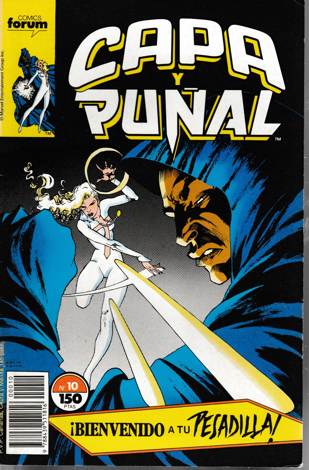 Capa y Puñal. Forum 1989. Nº 10