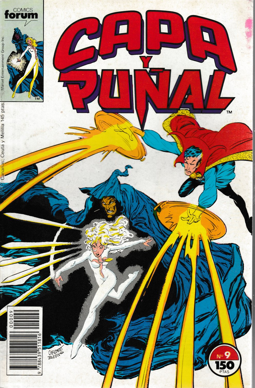 Capa y Puñal. Forum 1989. Nº 9